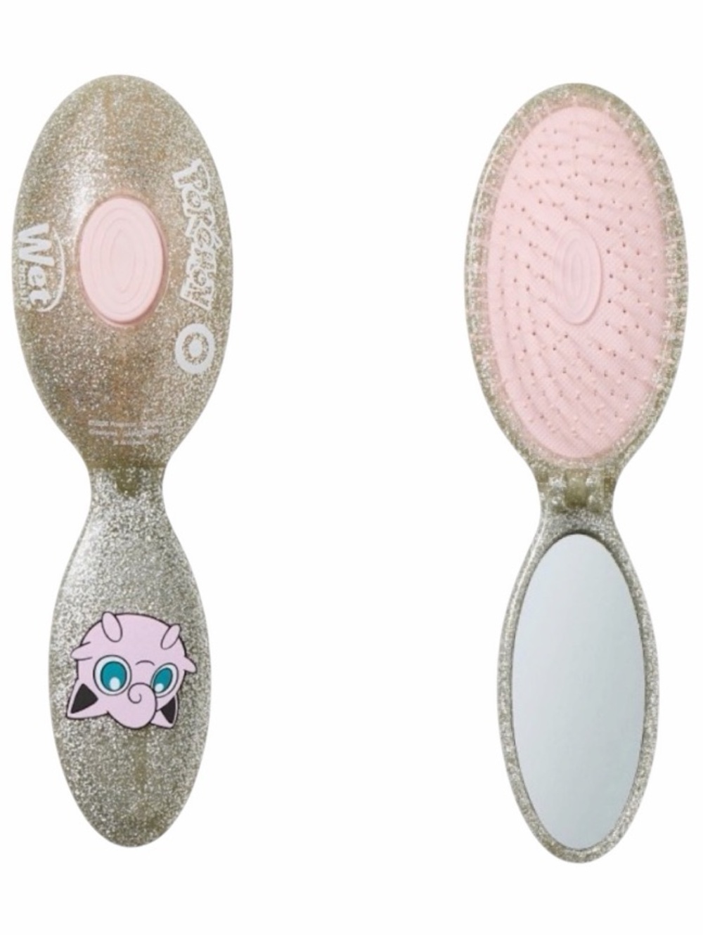 NWT Pokemon X Wet Brush Jigglypuff Pop & Go Detangler Brush